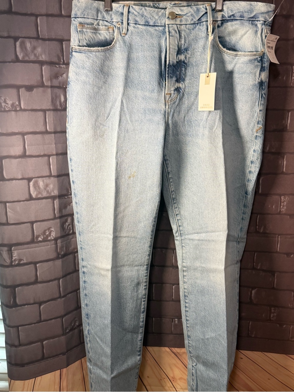 Good American Light Blue Slim Straight Men's Jeans